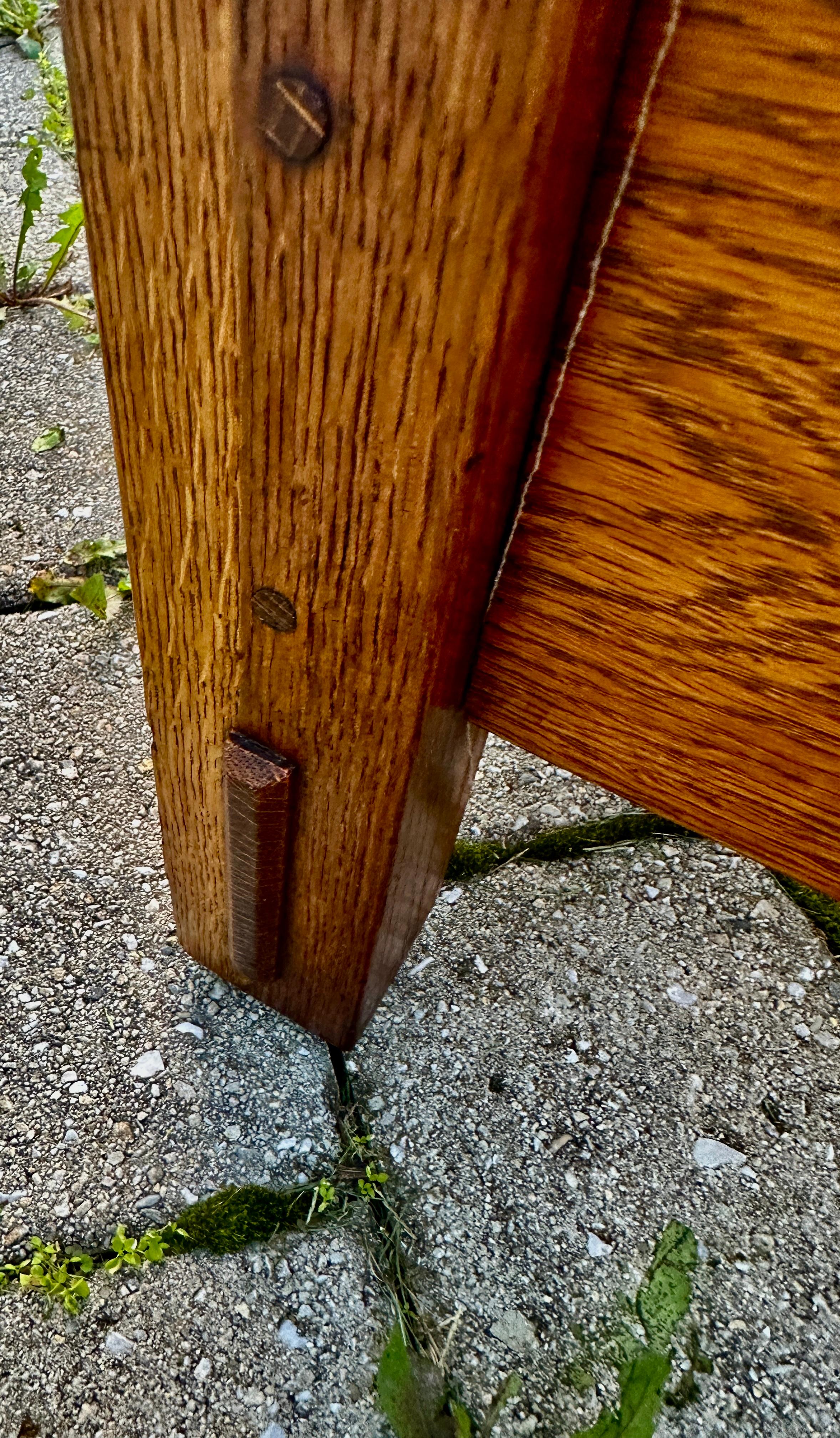 Antique Gustav Stickley Morris Chair Model # 332 circa 1900 10