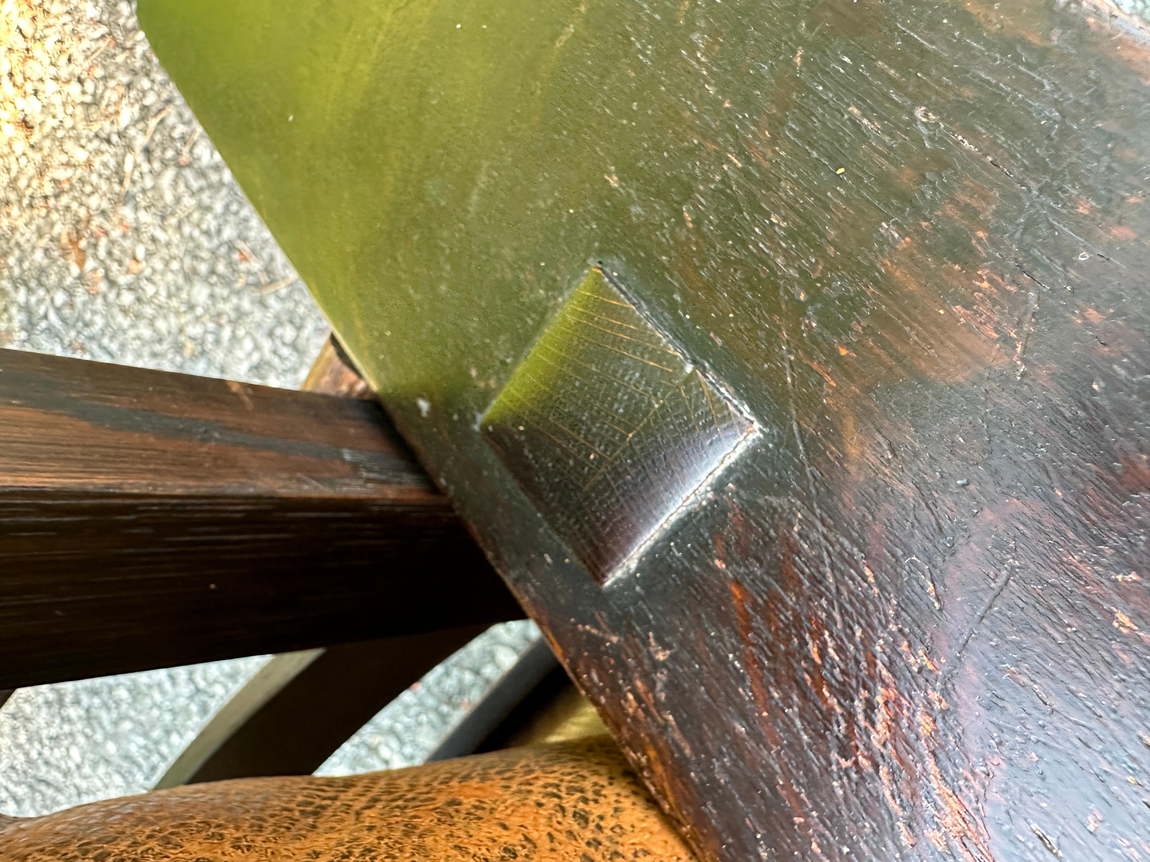 Antique GUSTAV STICKLEY  Special Morris Chair from 1901 - W7669   A SPECIAL SALE 3