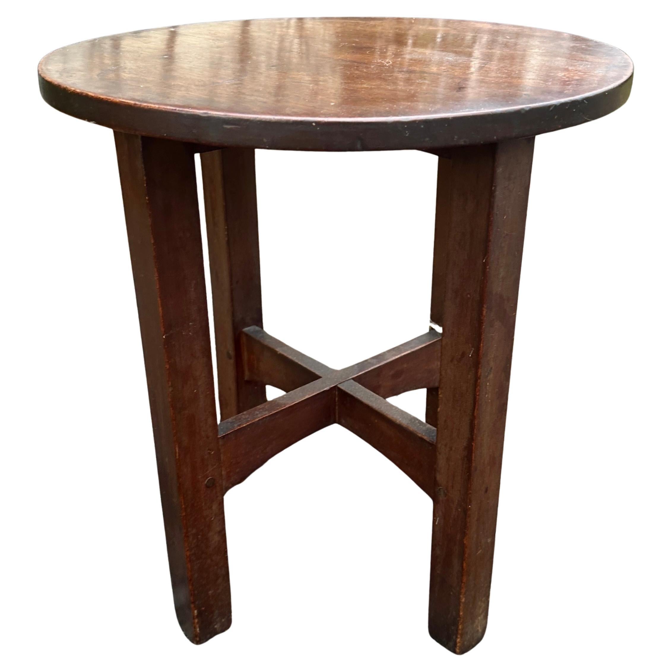 Antique Gustav Stickley Tabouret, Marked - W7243   ON SALE NOW.
