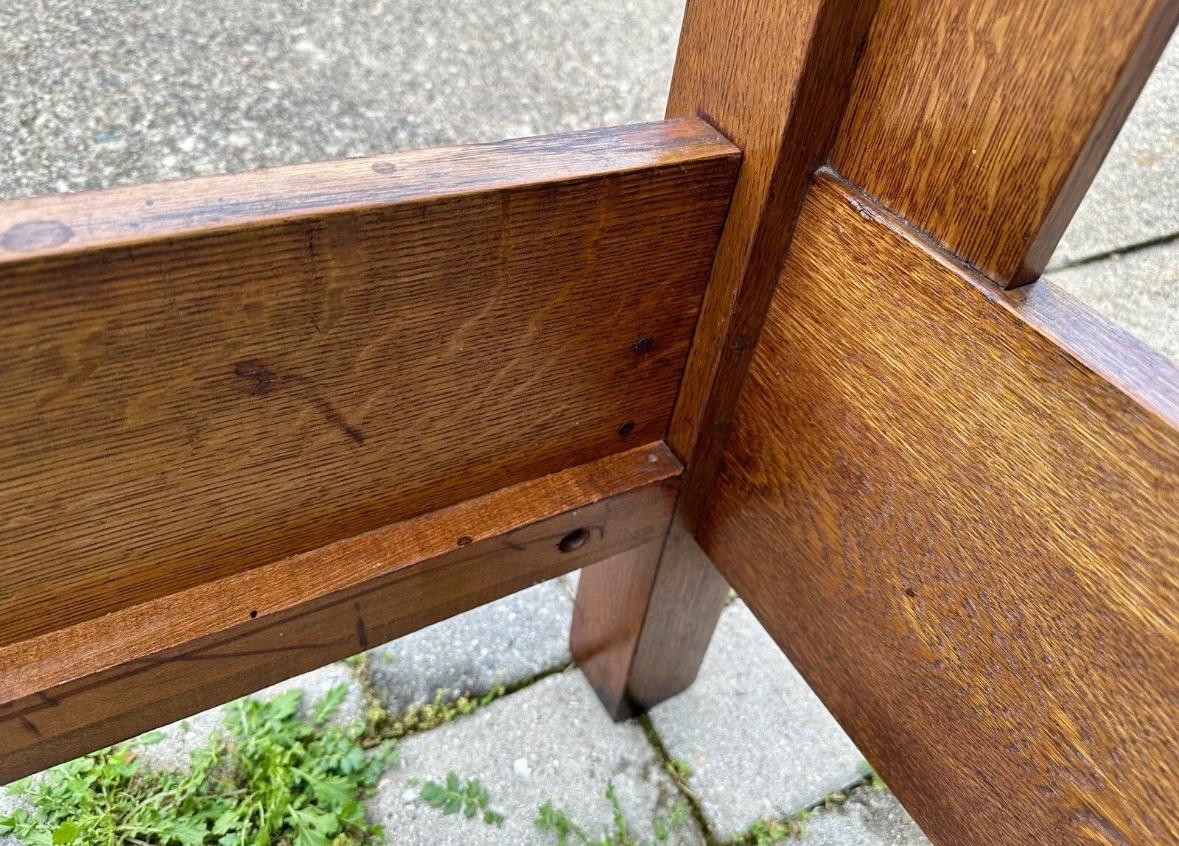 20th Century Antique    GUSTAV  STICKLEY   Three-Quarter Bed from early 1900s