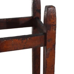 Antique Gustave Stickley Arts & Crafts Mission Oak Umbrella Stand c1910