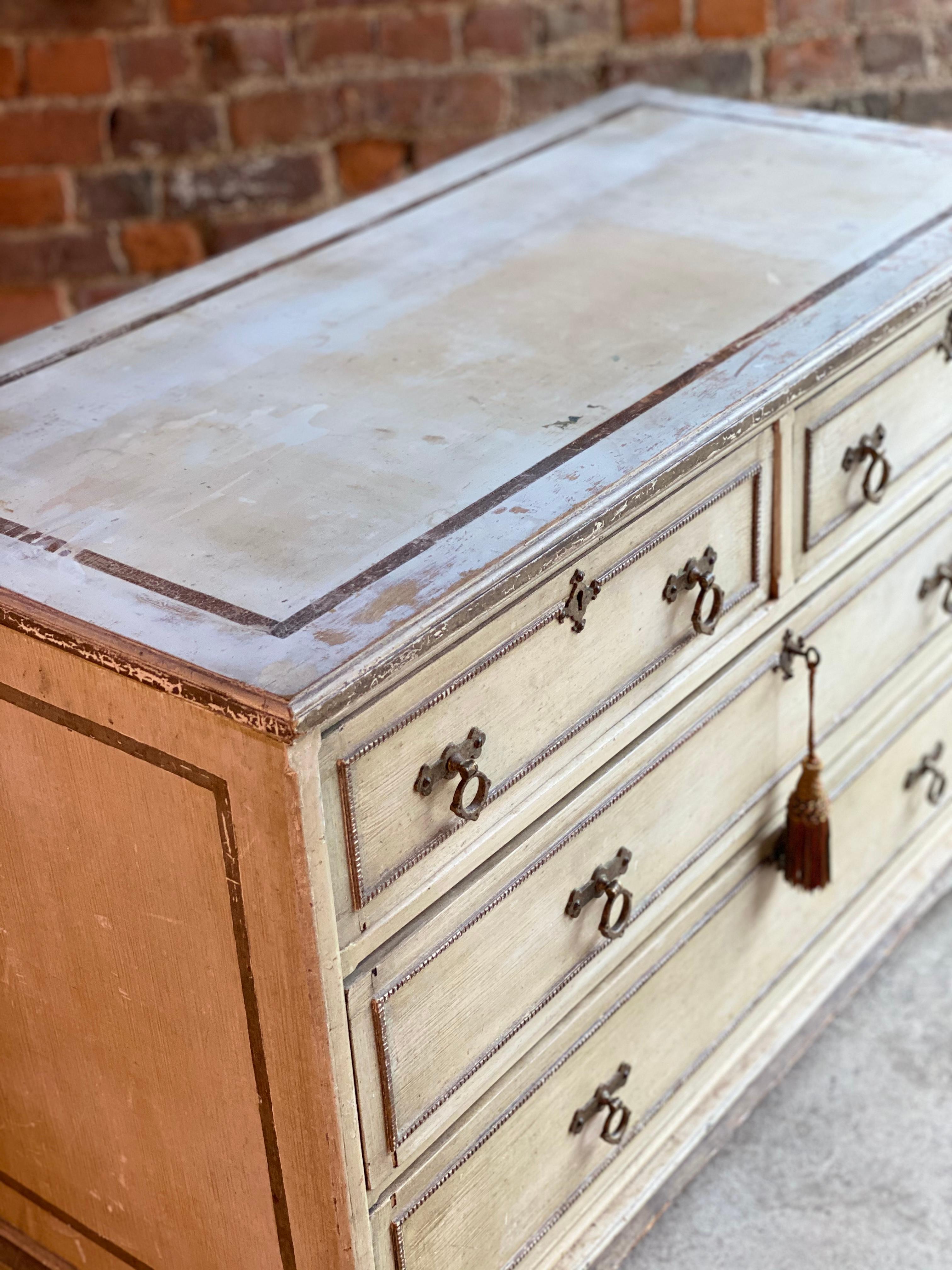 Wood Antique Gustavian Chest of Drawers Commode, Swedish, 19th Century, circa 1870