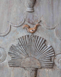 Antique Gustavian Longcase Clock, Hand-Carved Pine, Sweden, 1820