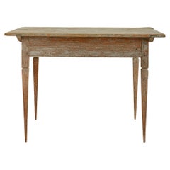 Antique Gustavian Pine Table, Sweden, Late 18th Century