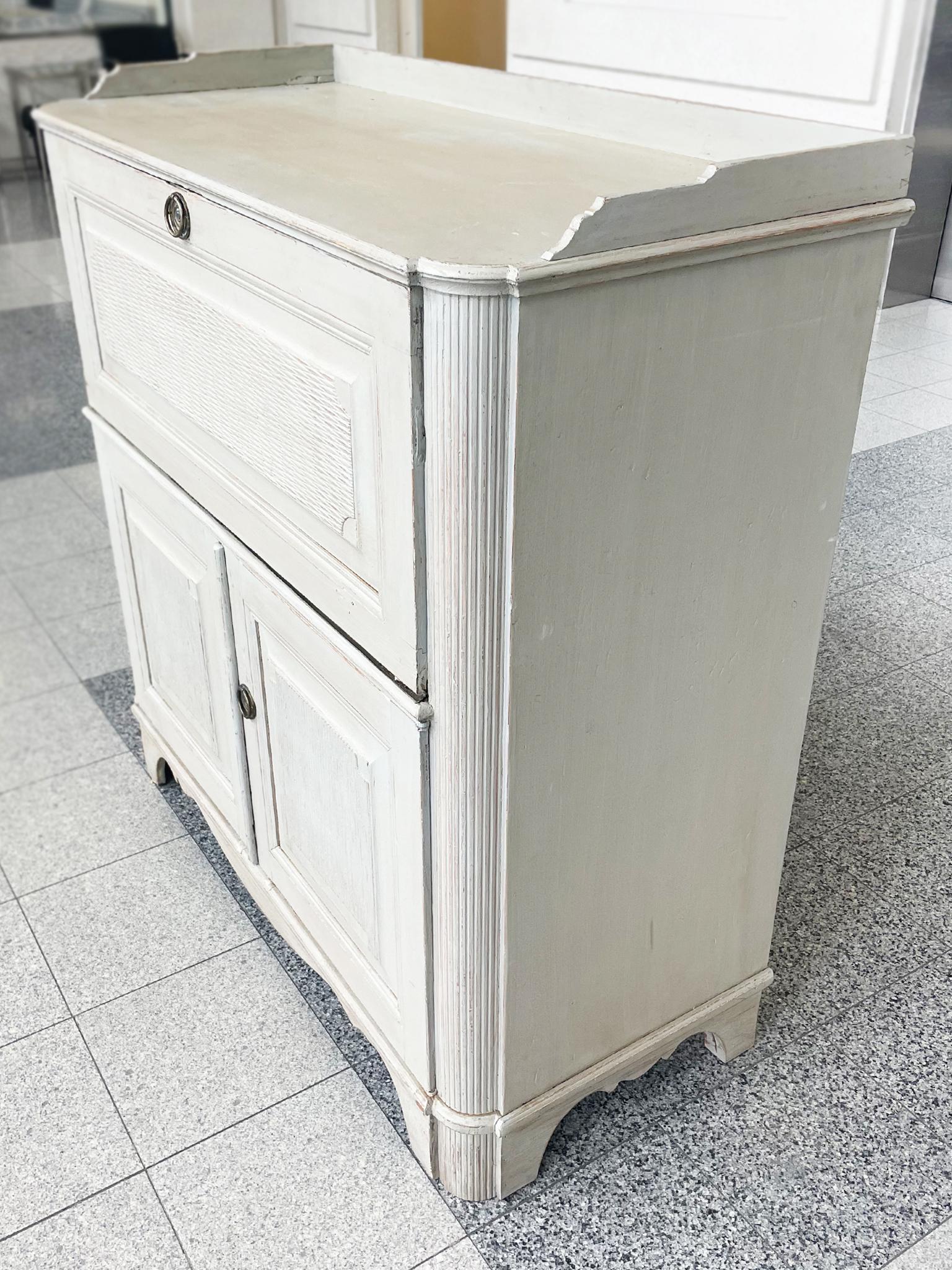 Gustavien Cabinet de secrétaire gustavien ancien en vente