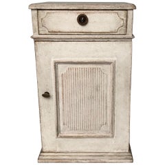 Antique Gustavian Style Bedside Cabinet, 1850s