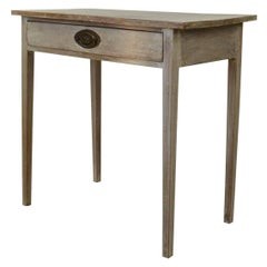 Antique Gustavian Style Bleached Mahogany Side Table, circa 1800