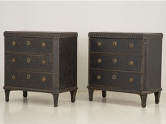 Antique Gustavian Style Chests of Drawers, a Pair