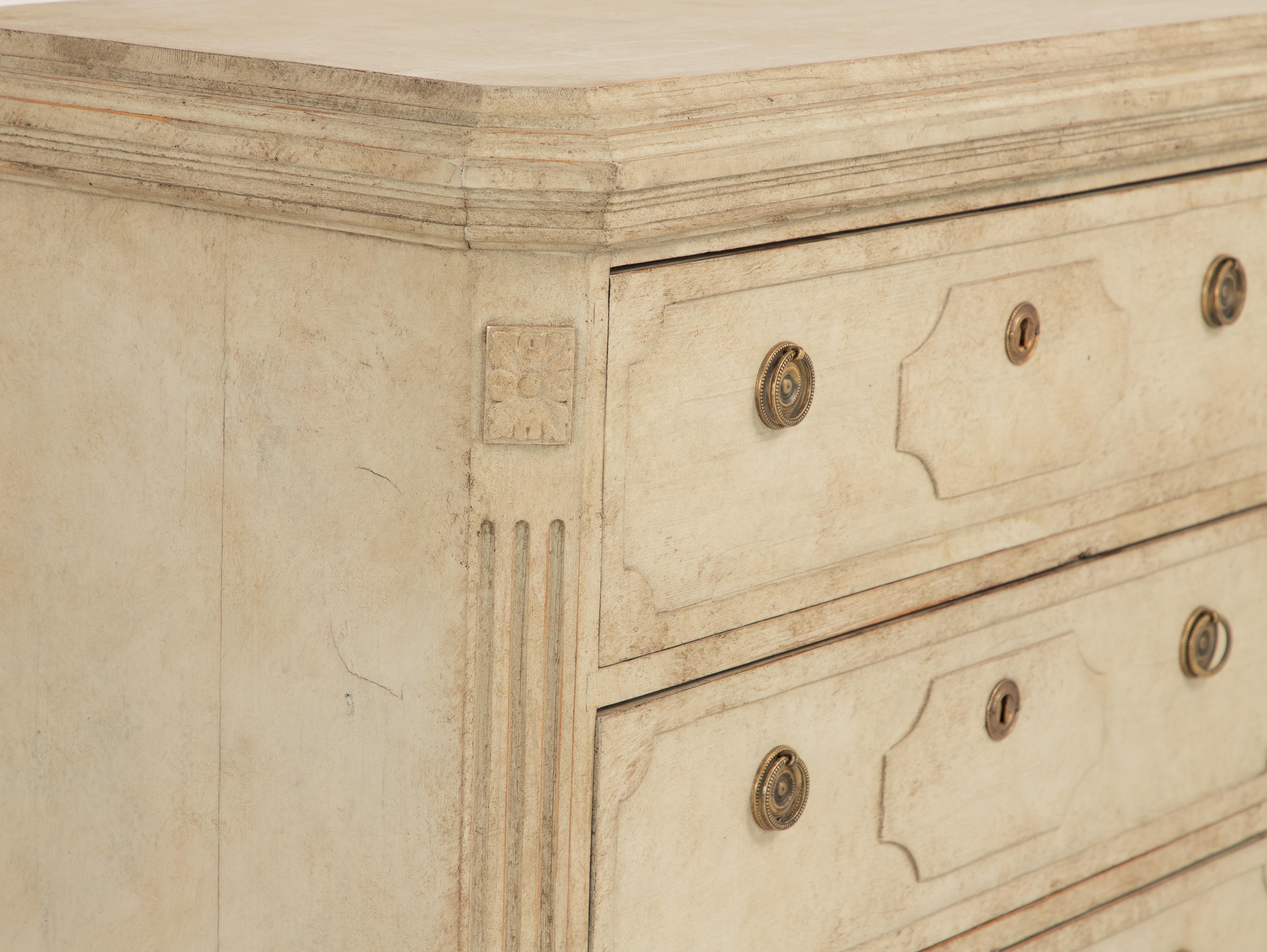 Antique Gustavian Style Chests of Drawers, a Pair For Sale 2