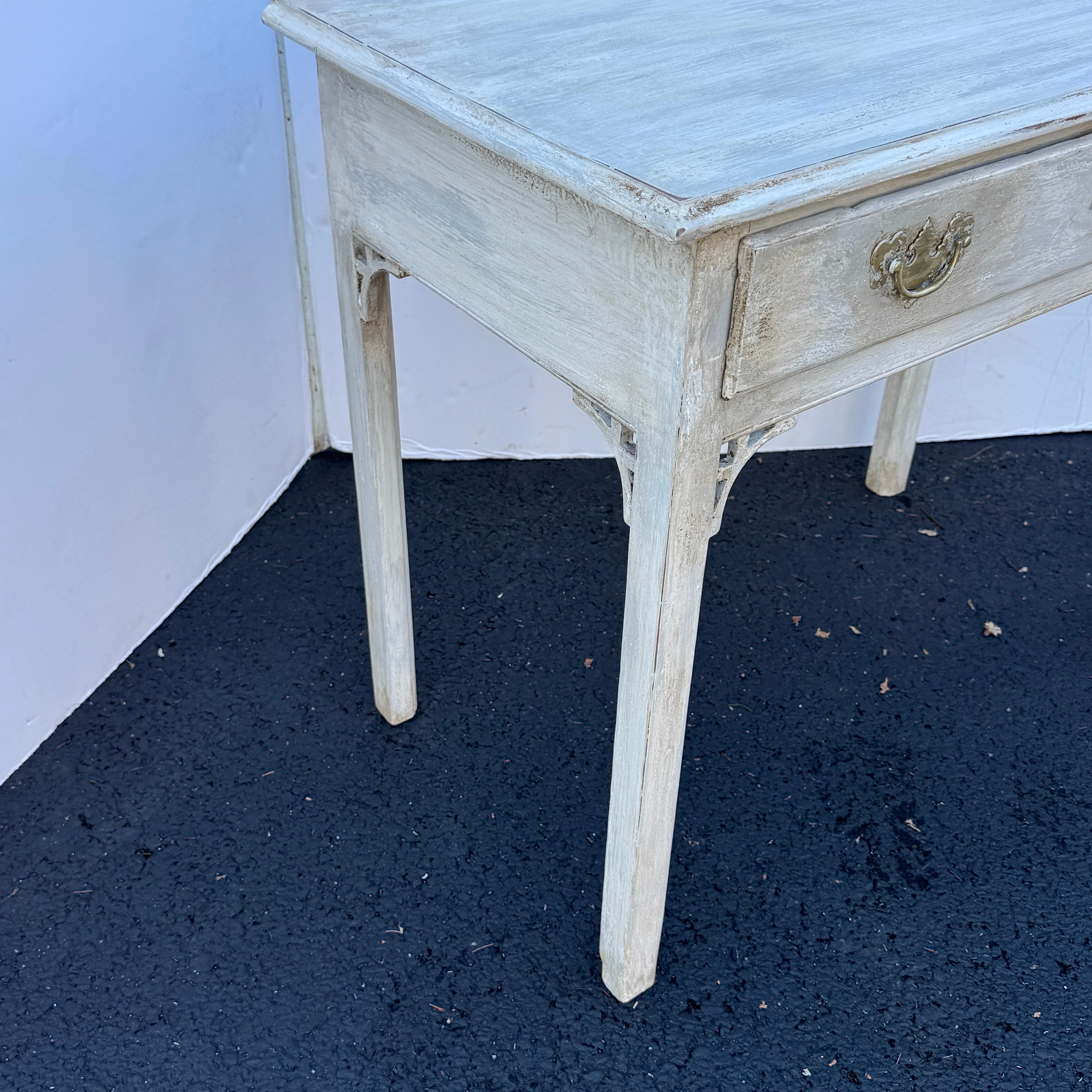 Antiker Konsolen-Beistelltisch im Gustavianischen Stil mit Schublade im Angebot 2