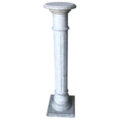 Antique Gustavian Style Wooden Column, Late 19th Century Antique Gustavian Style Wooden Column, Late 19th Century