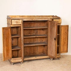 Antique Gustavian White Painted Sideboard from Sweden