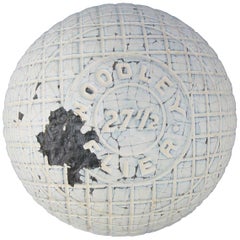 Antique Gutta Percha Golf Ball, 'Woodley Flier'