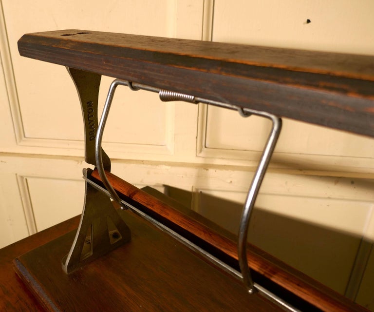 Antique Haberdashers Paper Roll Cutter Shop Wrapping Paper Dispenser at