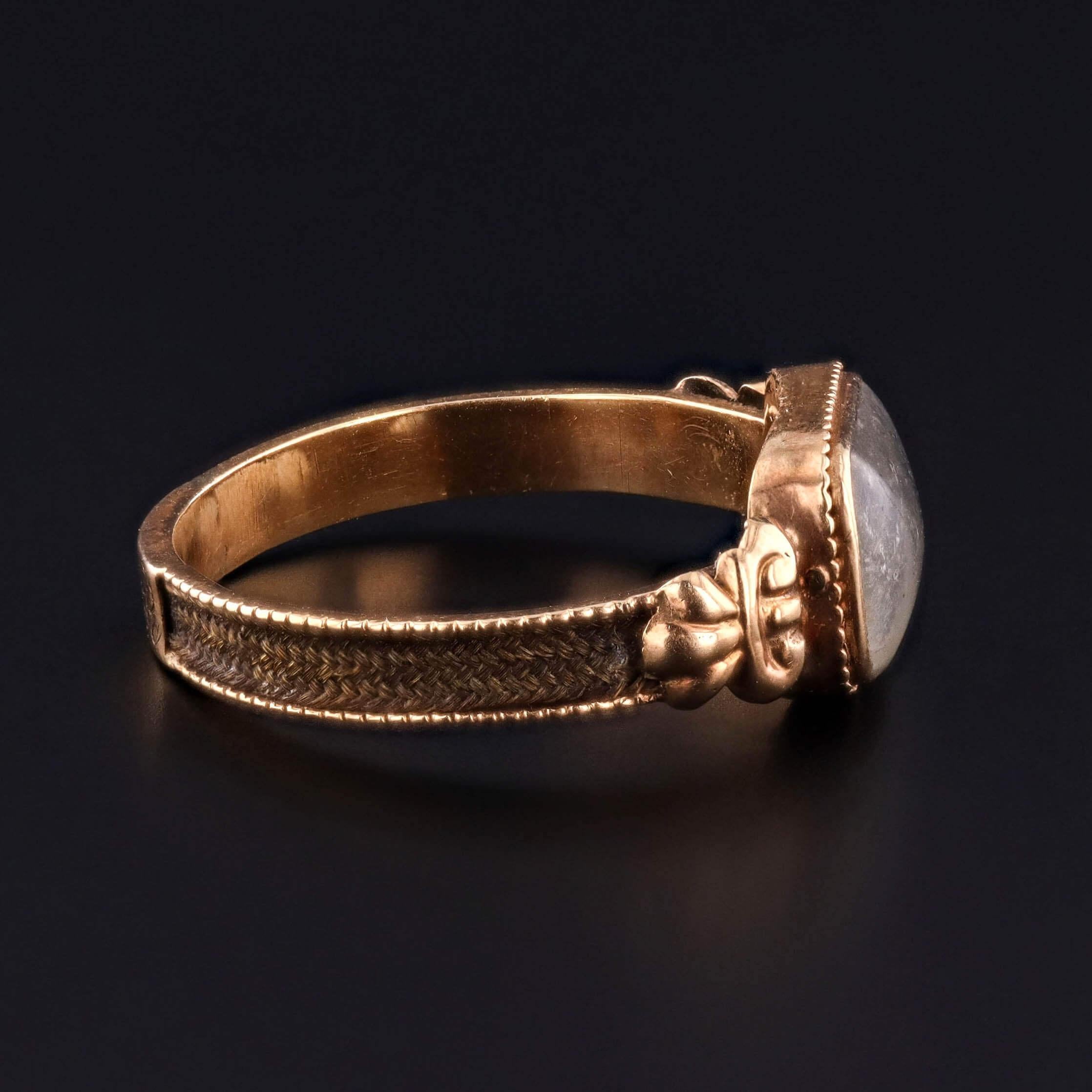 Anello antico a forma di viola del pensiero in oro 18 ct. In condizioni buone in vendita a Lewisburg, PA