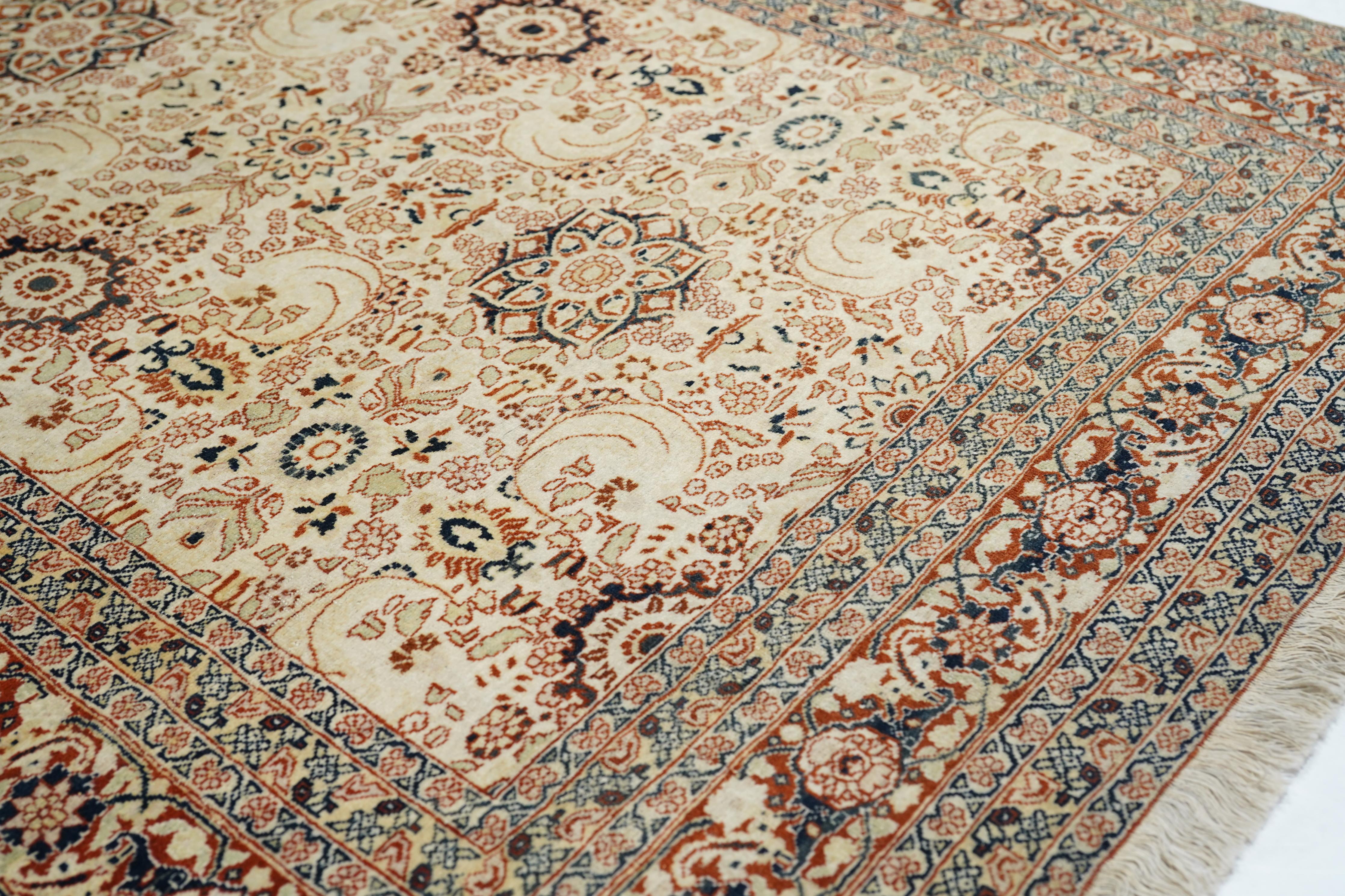 Wool Antique Haji Jalili Rug For Sale