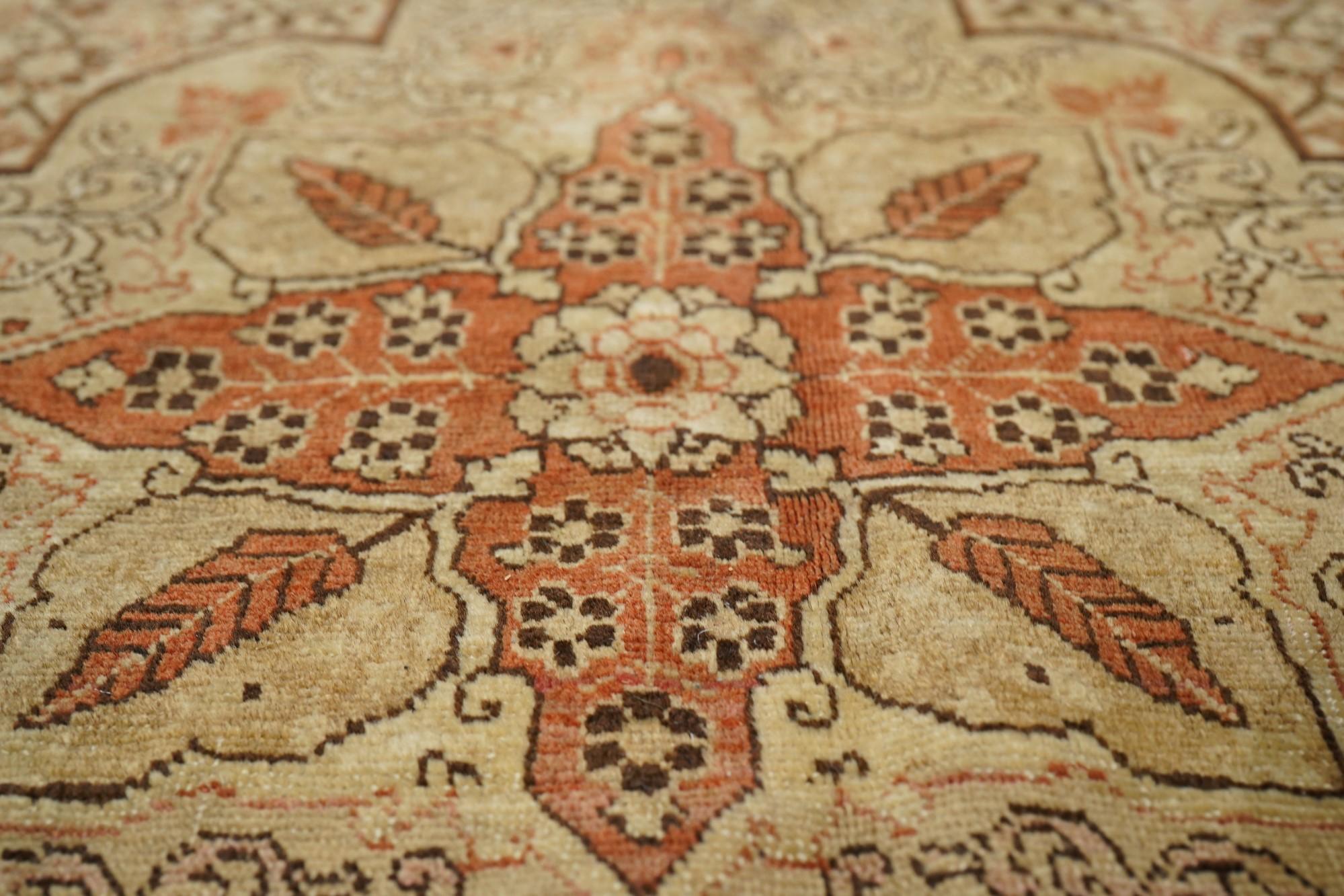 Antike persische Haji Jalili Tabriz Teppich 9'0