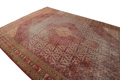 Tappeto antico Haji Jalili Tappeto persiano antico Fine Tappeto antico Tabriz 10x14