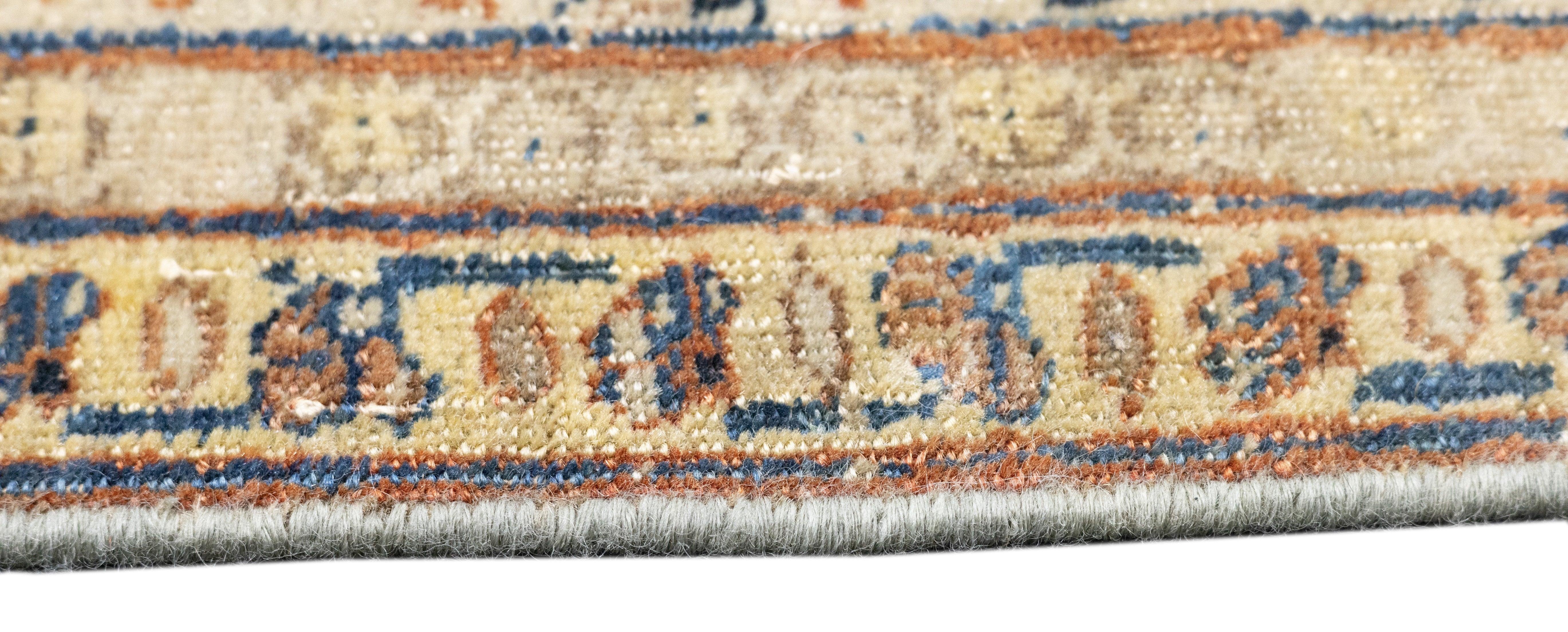 Antiker Haji Jalili Täbris-Teppich 3'9'' x 5'8'' (Wolle) im Angebot