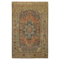 Tapis Tabriz antique Haji Jalili Tabriz - 3'9'' x 5'8''