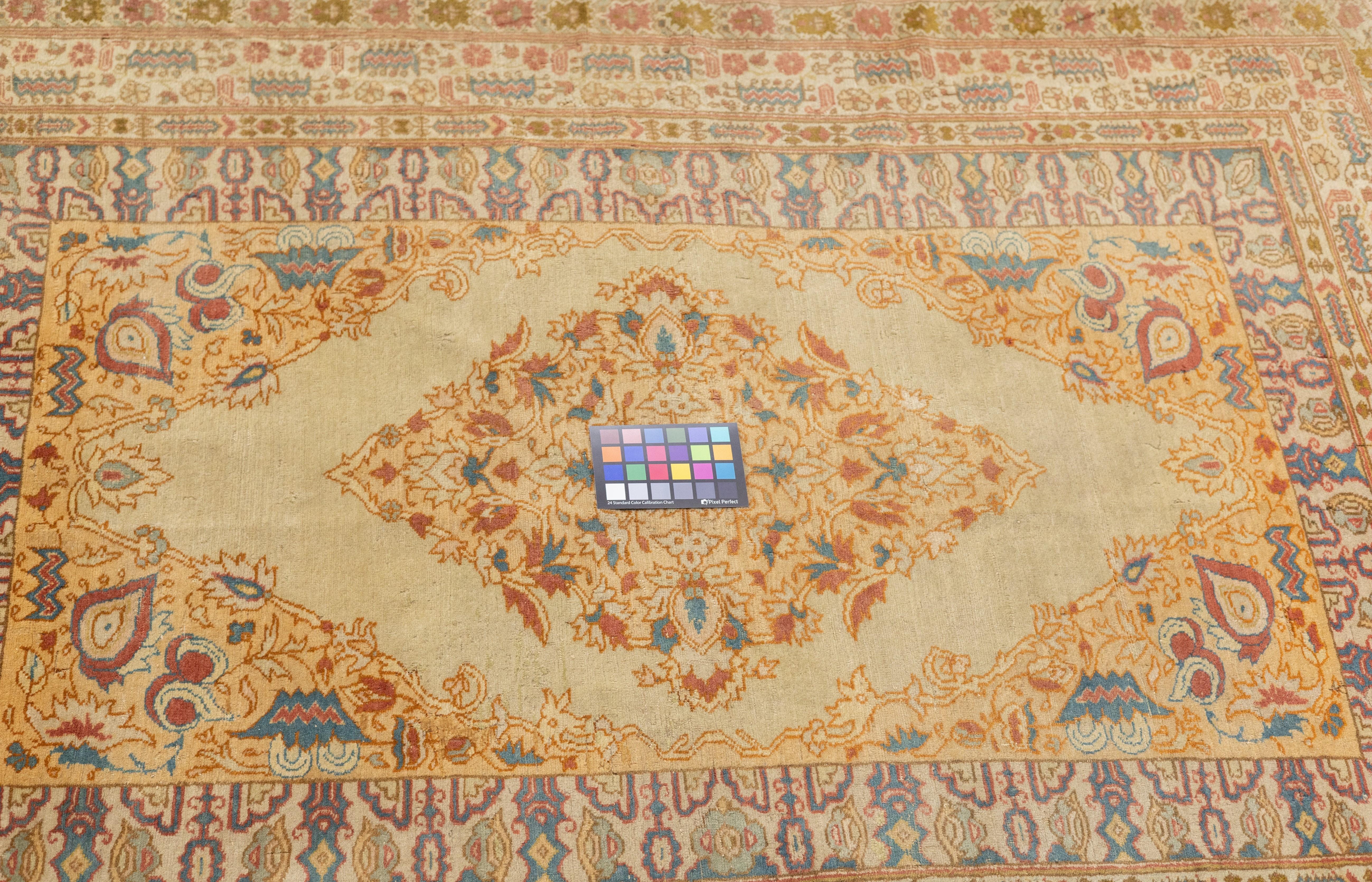 Tappeto antico Haji Jalili Tabriz 4'7'' x 6'5'' in vendita 4