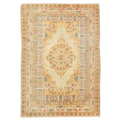 Alfombra antigua Haji Jalili Tabriz 4'7'' x 6'5''