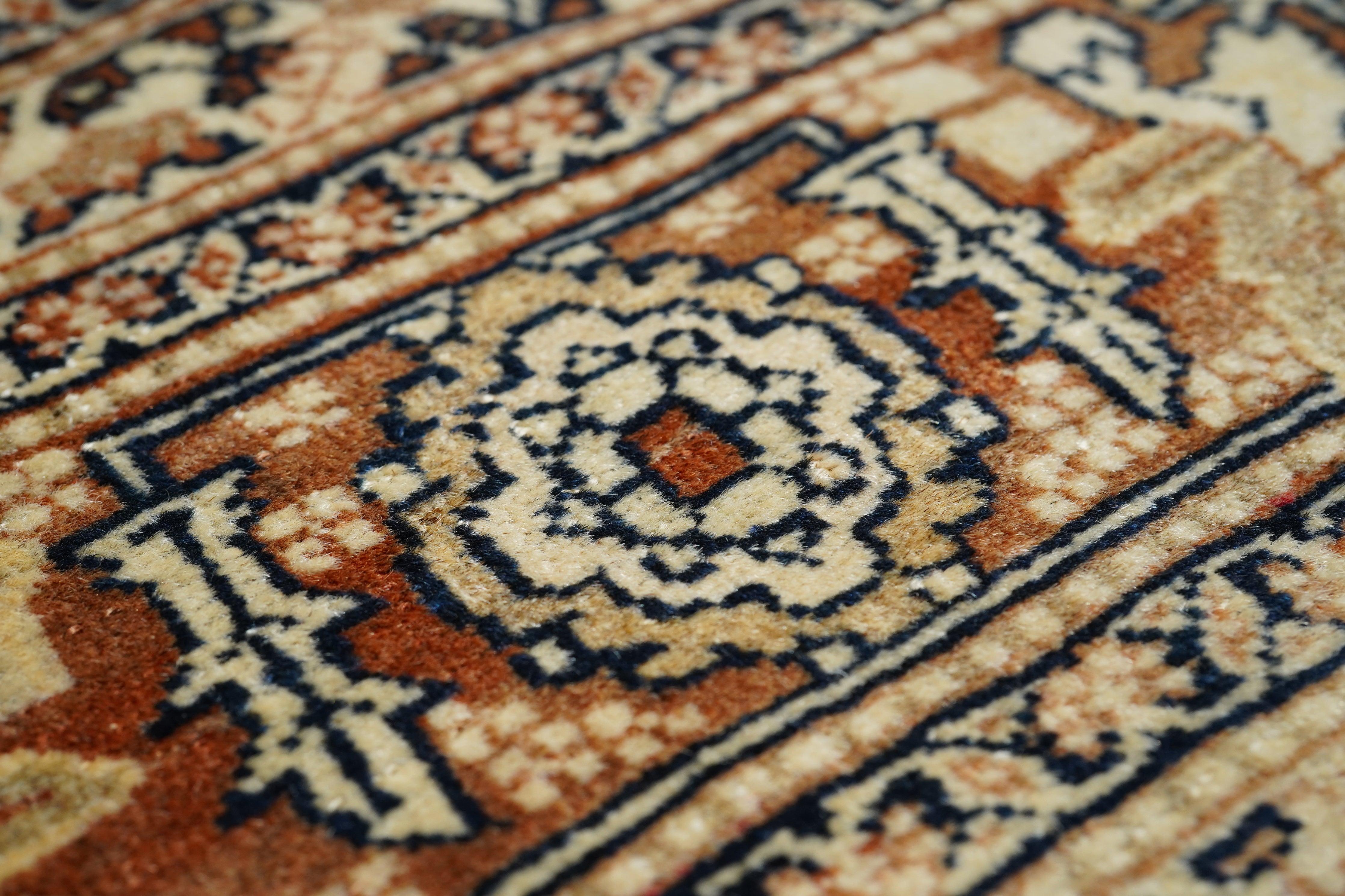 XIX secolo Tappeto antico Haji Jalili Tabriz 8'10'' x 11'5'' in vendita