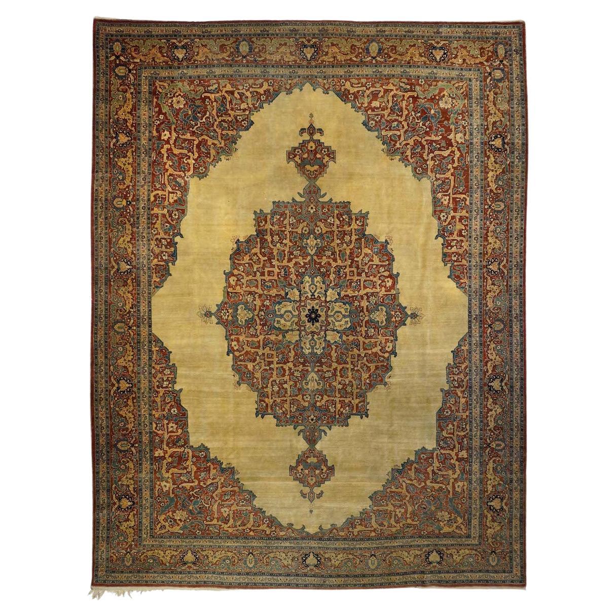 Tappeto antico Haji Jalili Tabriz 8'9'' x 12'0''