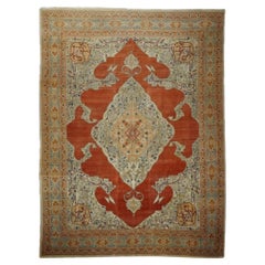 Antiker Haji Jalili Täbris-Teppich 8'9'' x 12'1''