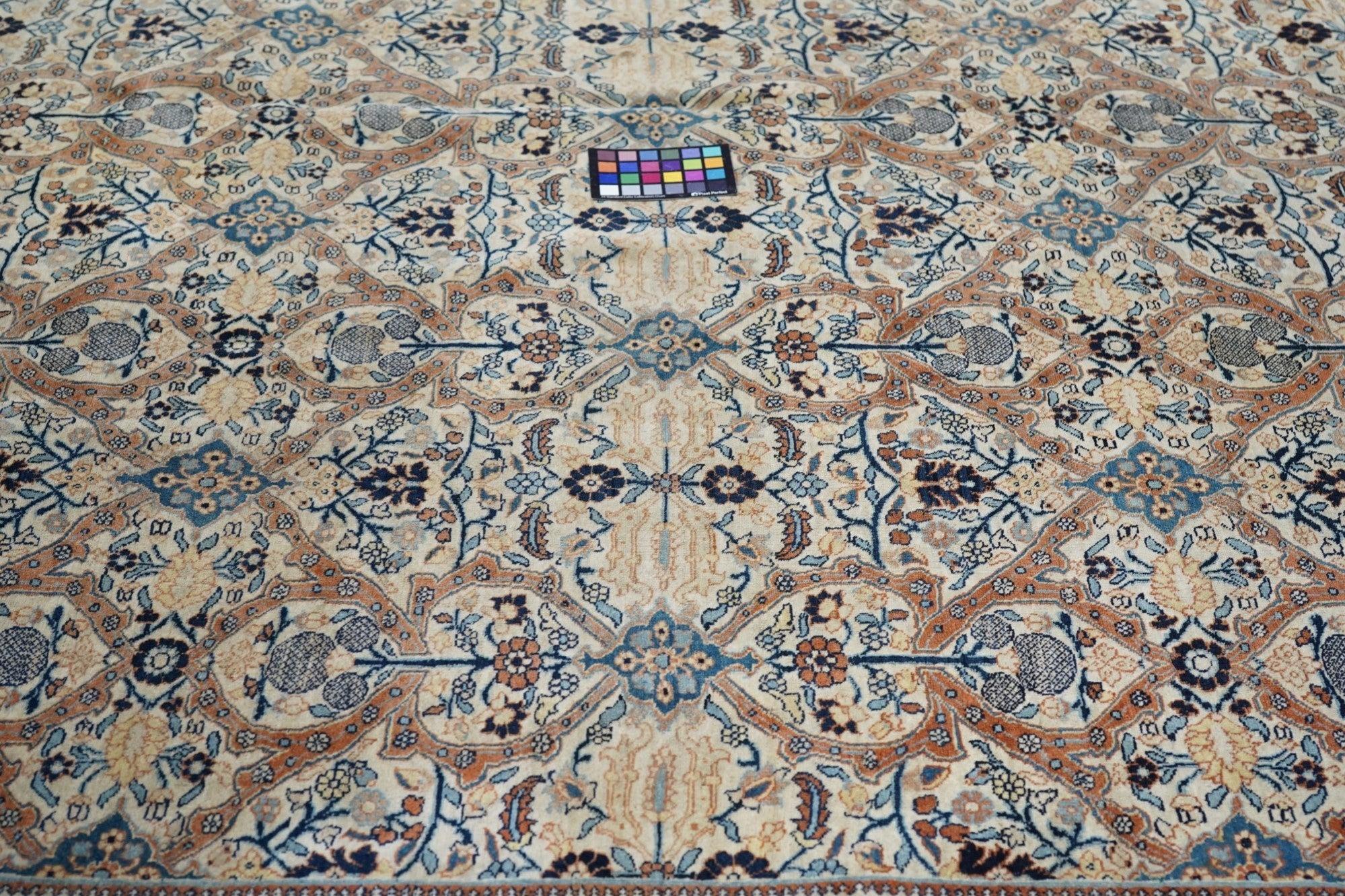 Tappeto antico Haji Jalili Tabriz 9'1'' x 12'10'' in vendita 1