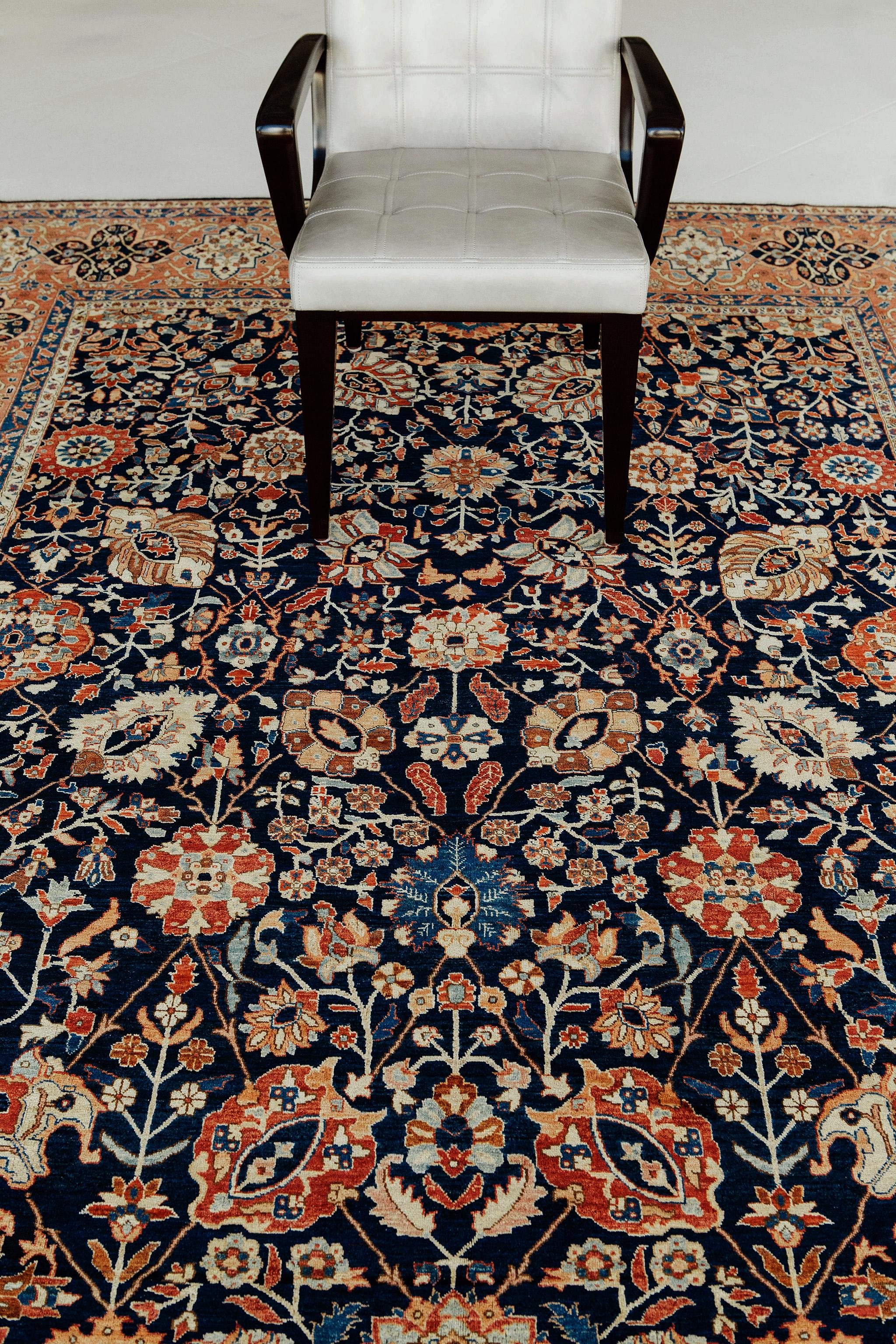 Alfombra antigua Hajijalili Revival Colección Fábula Lana en venta
