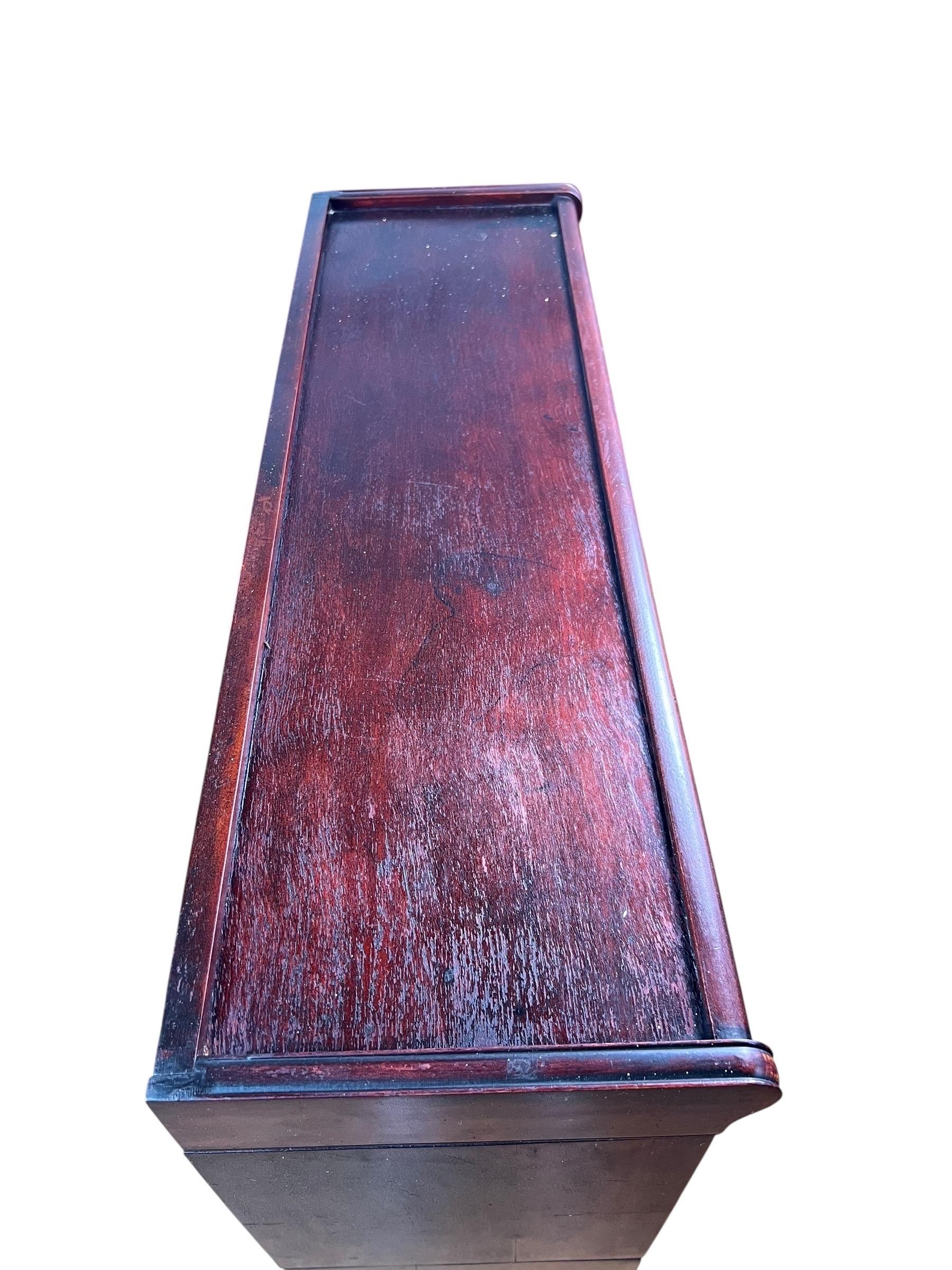 Antique Hale 3 Stack Mahogany Barrister Bookcase With Drawers For Sale 4