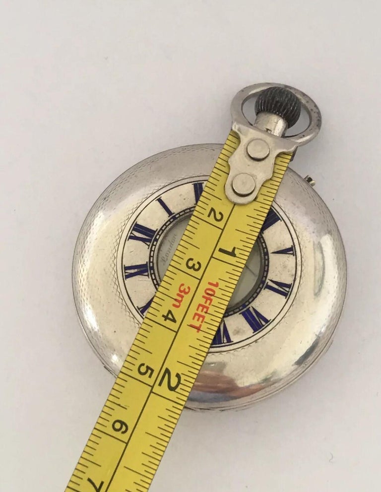 1907 J.W. Benson of London Solid Silver Half Hunter Pocket Watch - Best London Make