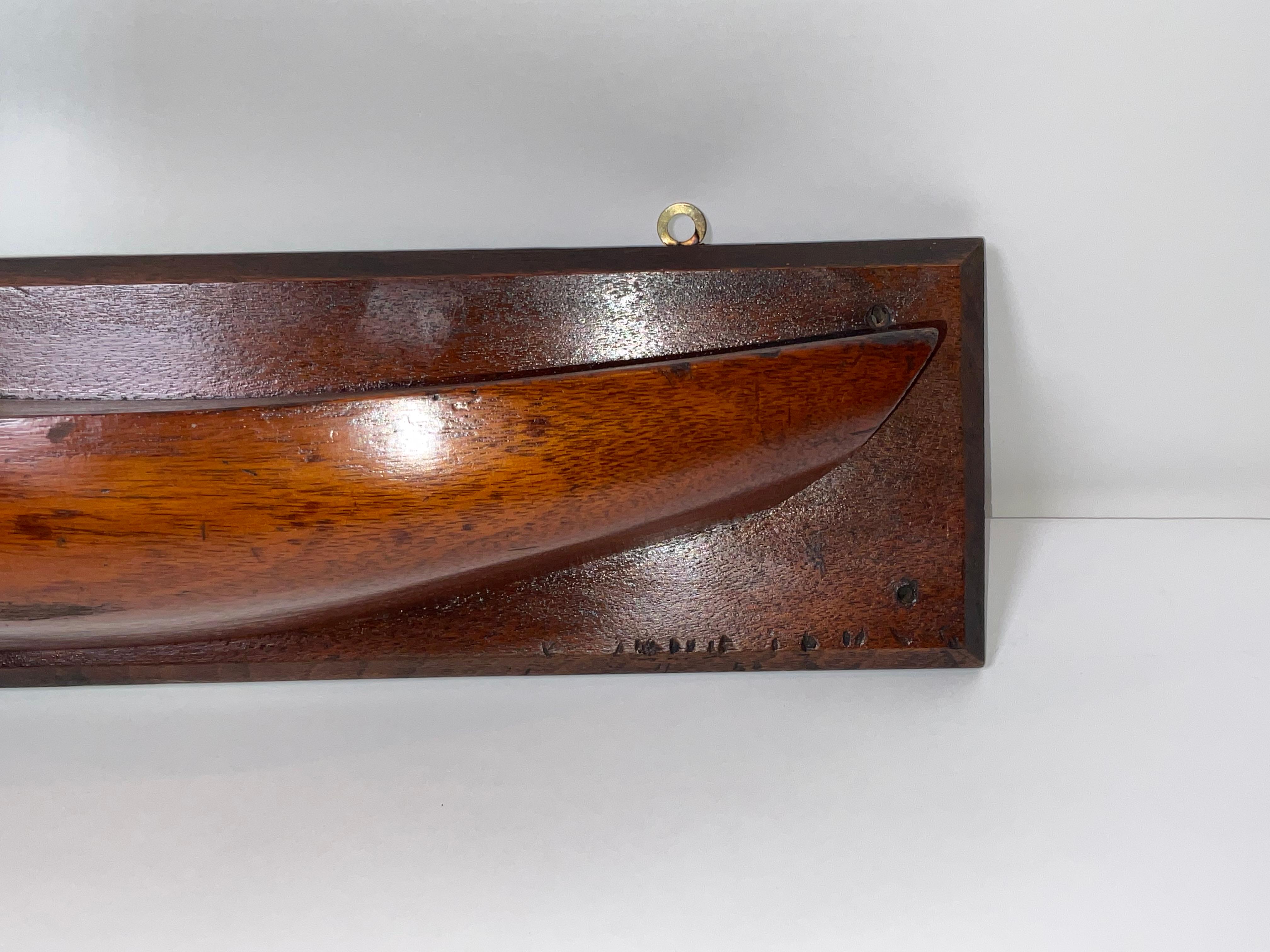 Antique Half Model of a Cape Cod Catboat en vente 3