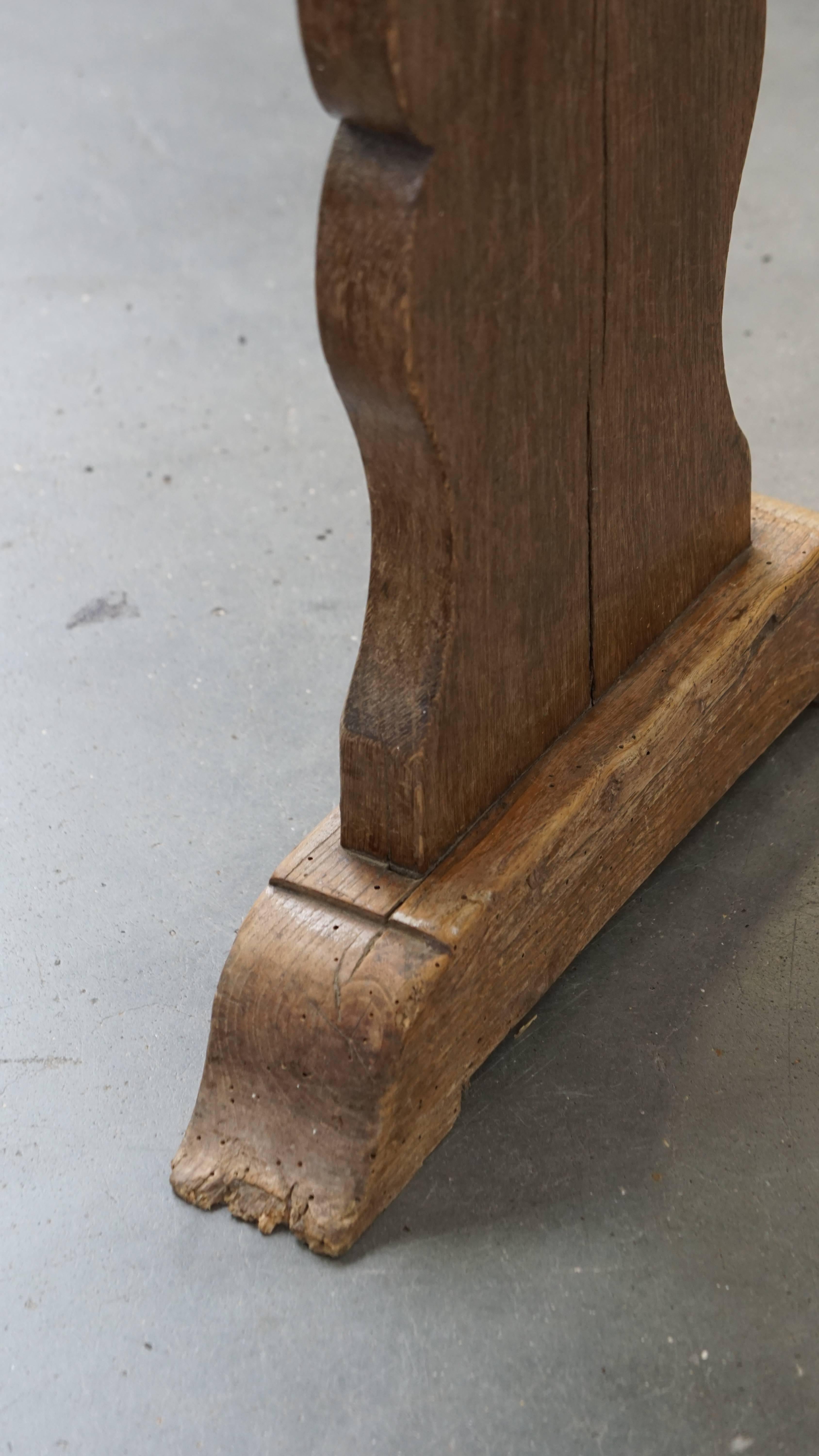 Antique Hall Bench / Dining Bench For Sale 6
