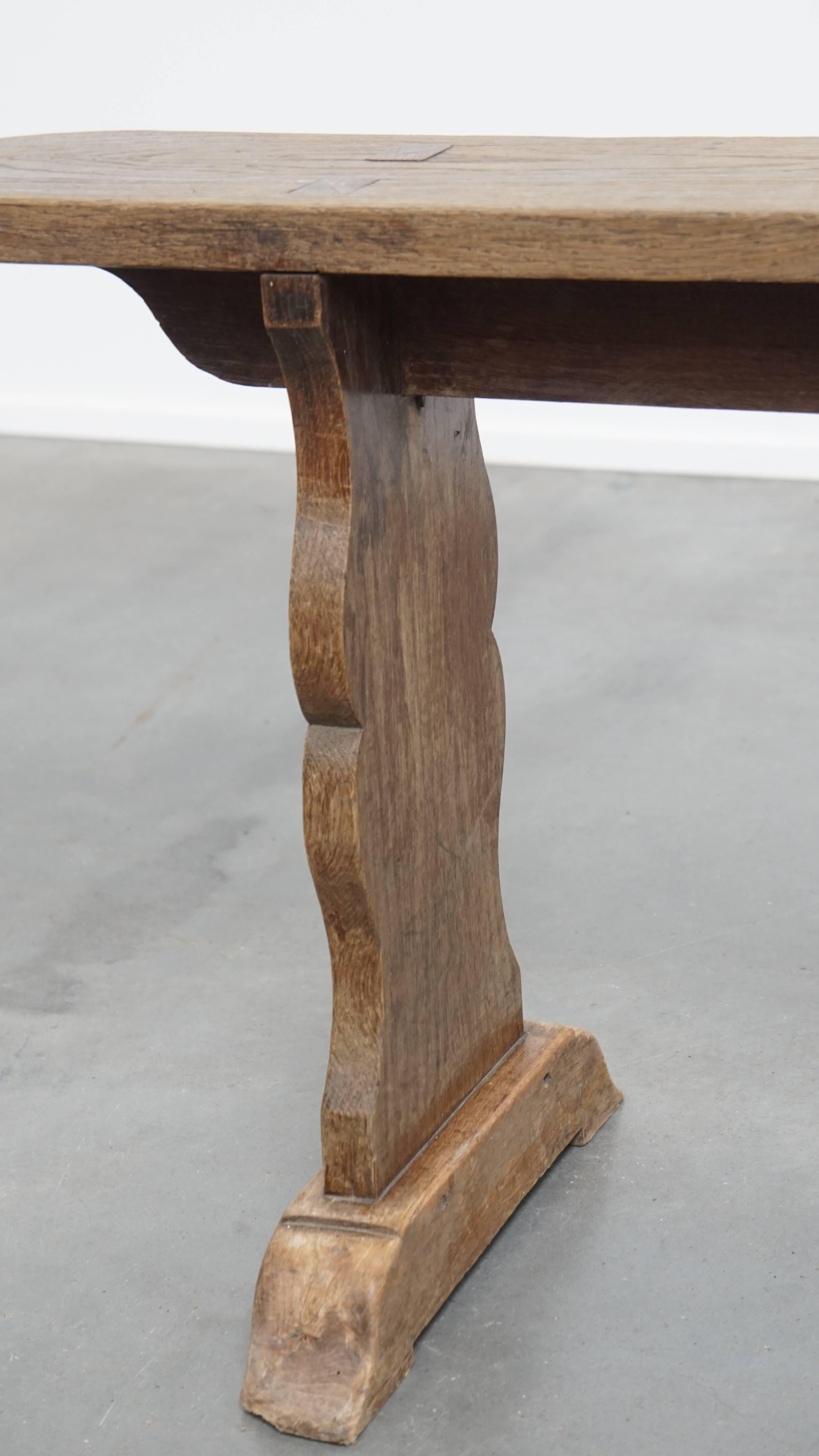 Wood Antique Hall Bench / Dining Bench For Sale