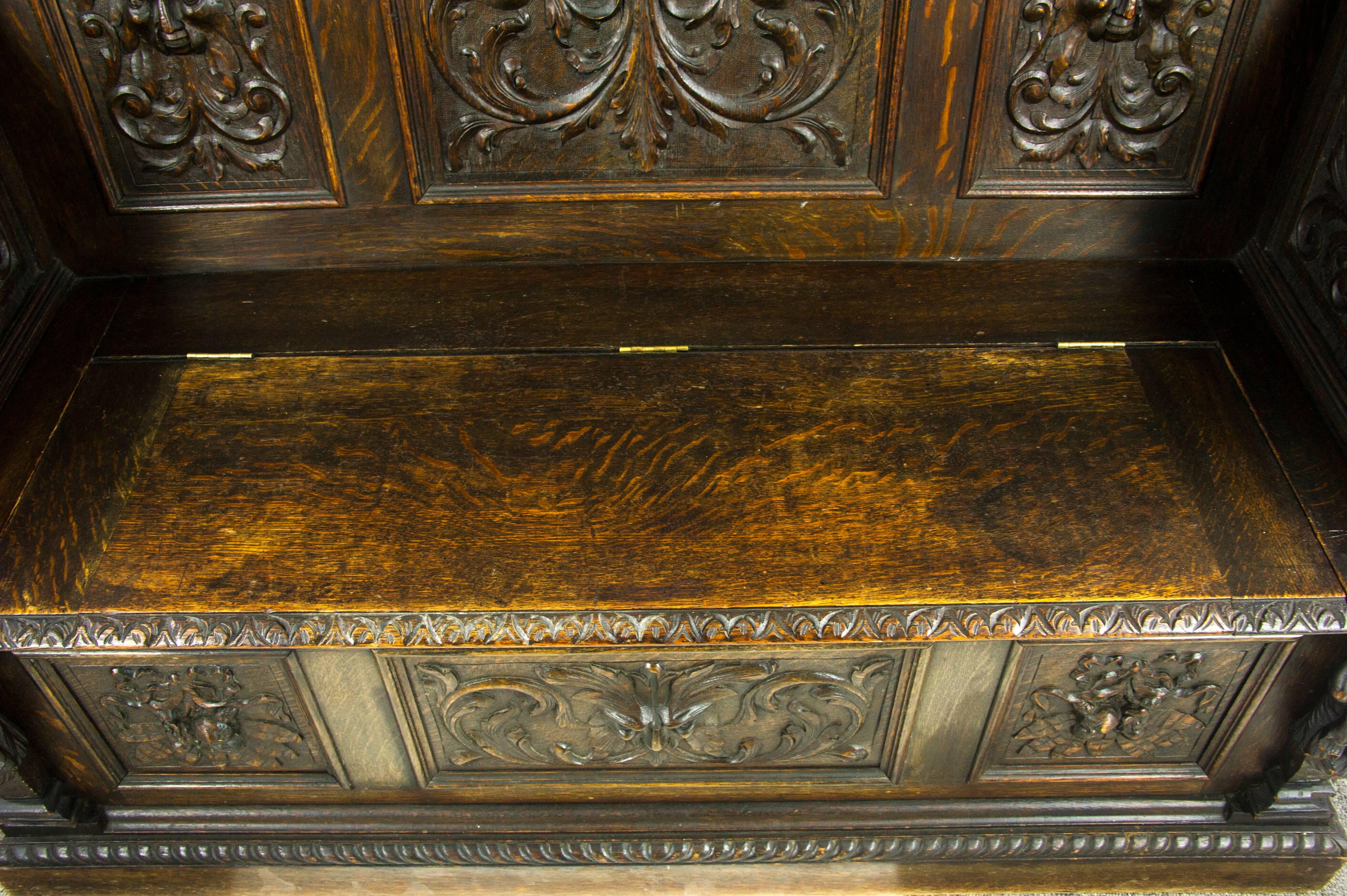 antique settle furniture