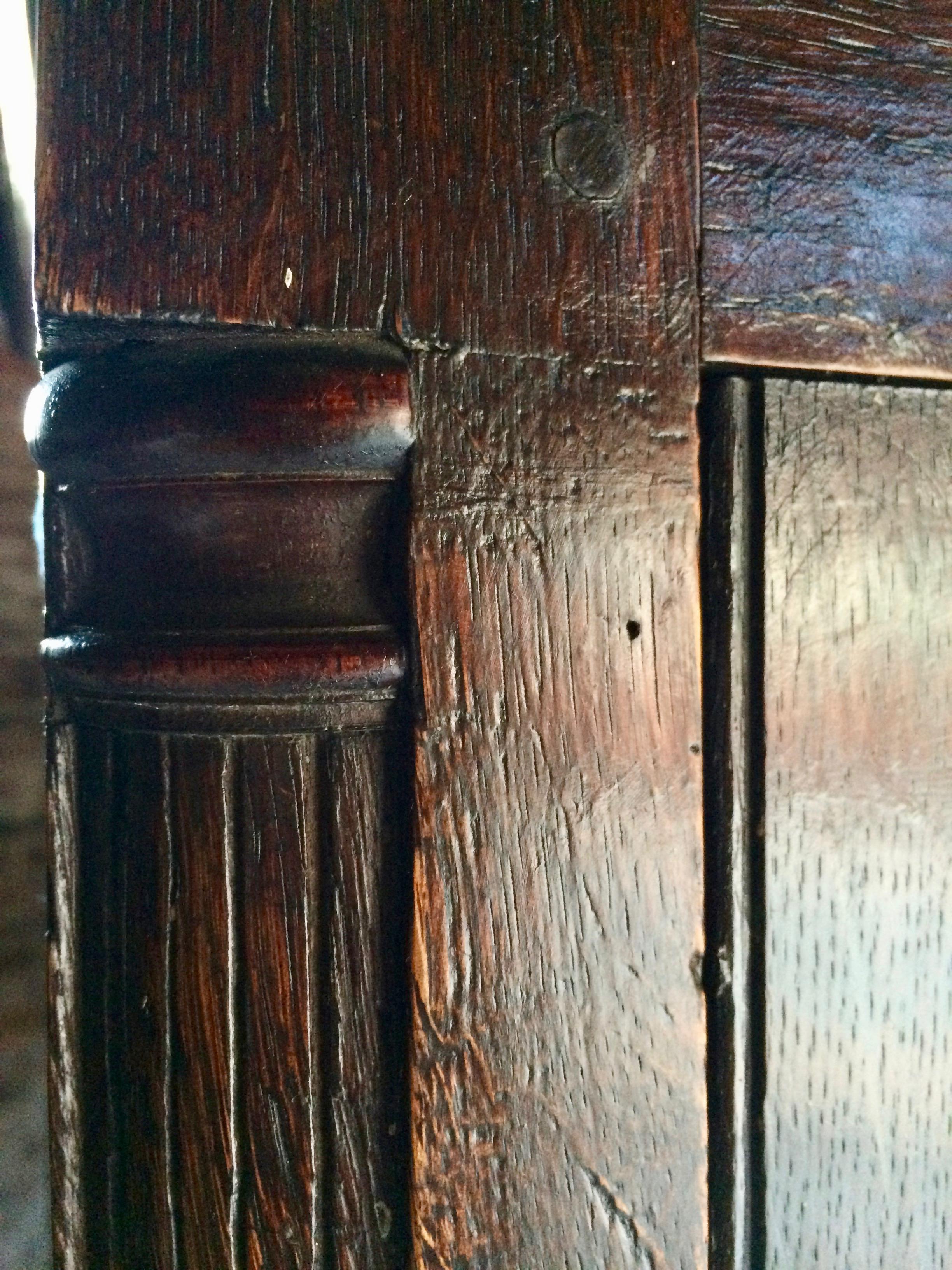 Late 19th Century Antique Hall Cupboard Solid Oak Victorian 19th Century, circa 1890, Large