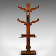 Antique Hall Stand, Edwardian, Mahogany, Tree, Hat, Coat, Umbrella, circa 1910