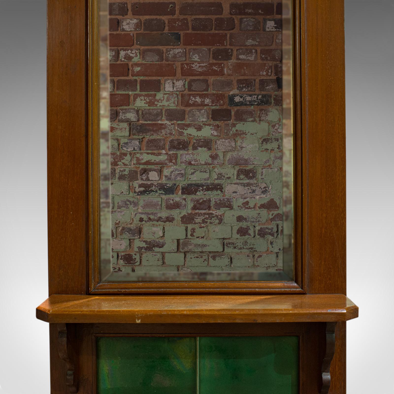 Antique Hall Stand English Walnut, Stick, Coat, Hat Stand, Edwardian, circa 1910 3