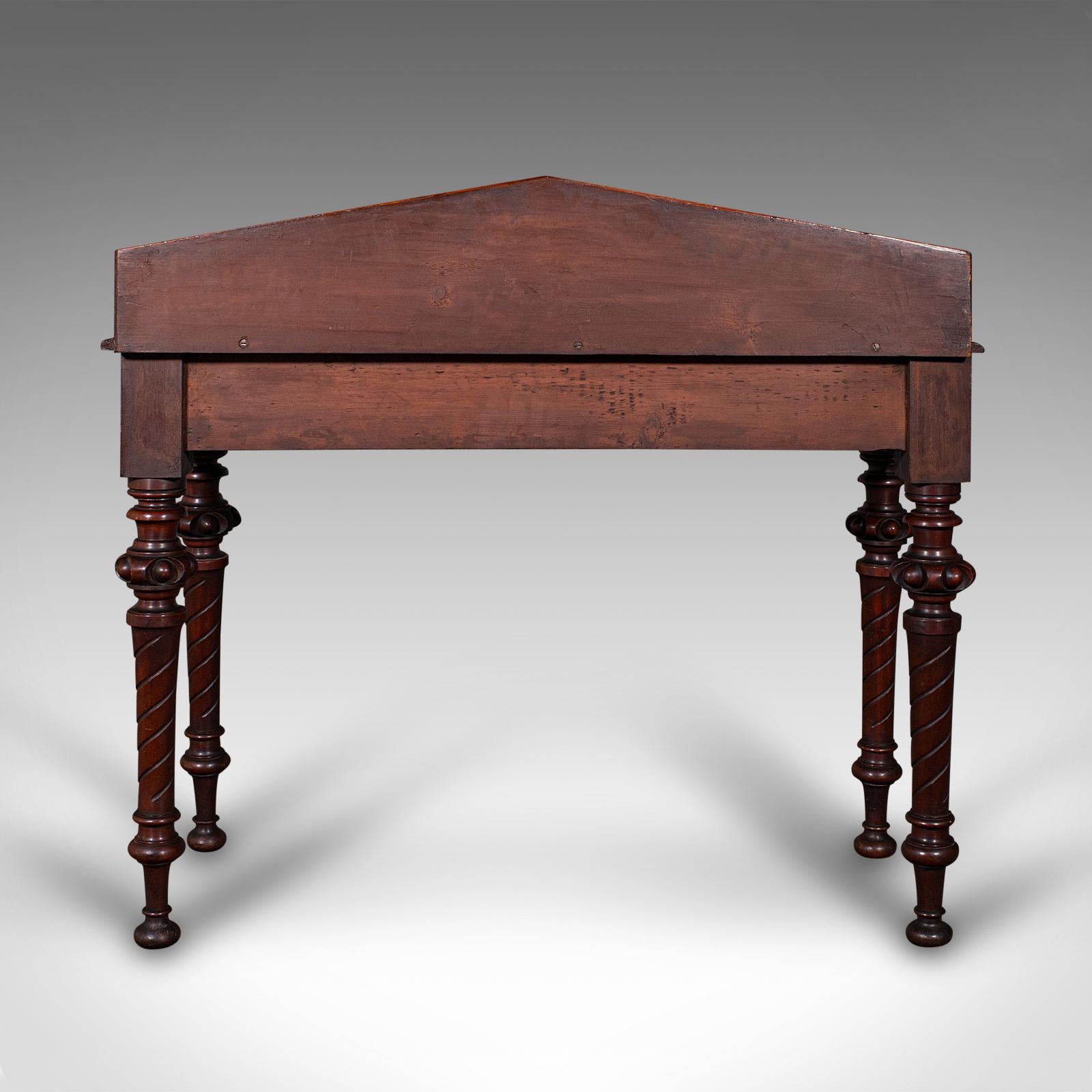 Wood Antique Hall Table, Scottish, Console, Side, Buffet Server, William IV, C.1835 For Sale