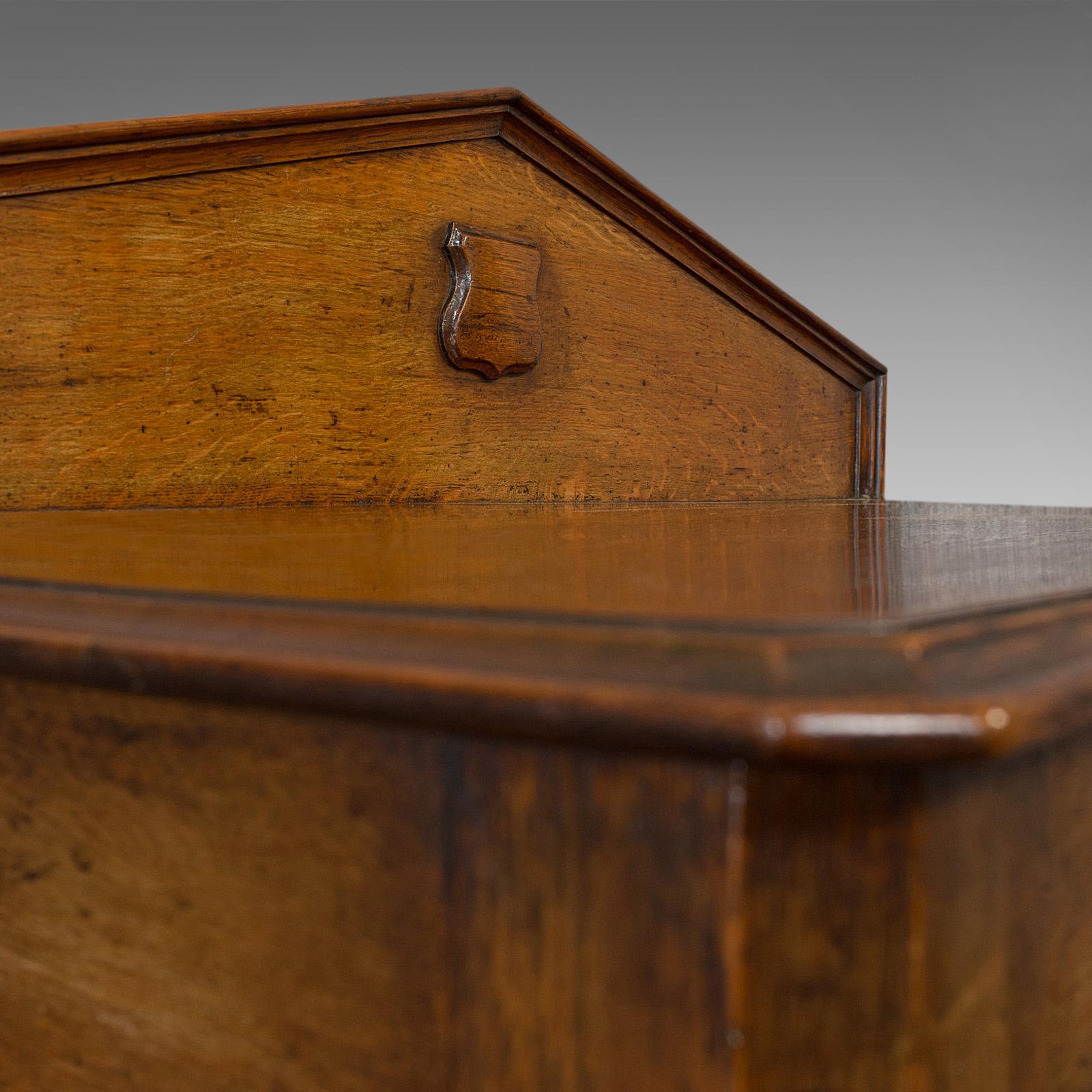 Antique Hall Table, Scottish, Oak, Victorian Gothic, Side, Dresser, circa 1860 2