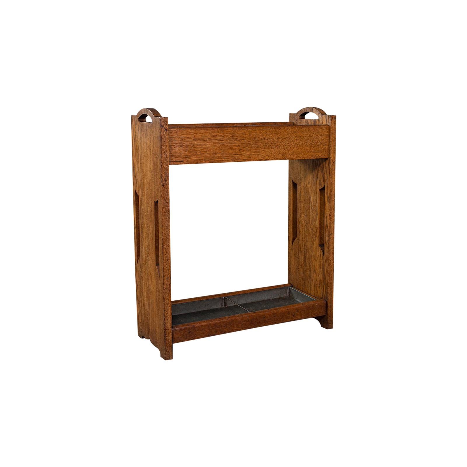 Antiker Flurständer, Englisch, Liberty-Esque, Stick Stand, Arts & Crafts