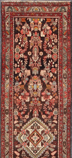 Antique Hamadan Long Runner