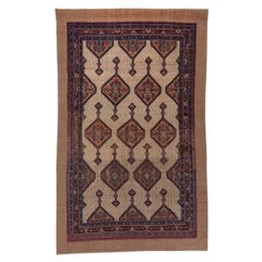 Antique Hamadan Oriental Carpet, West Persian Village