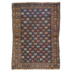 Antique Hamadan Persian Rug with Tribal Style