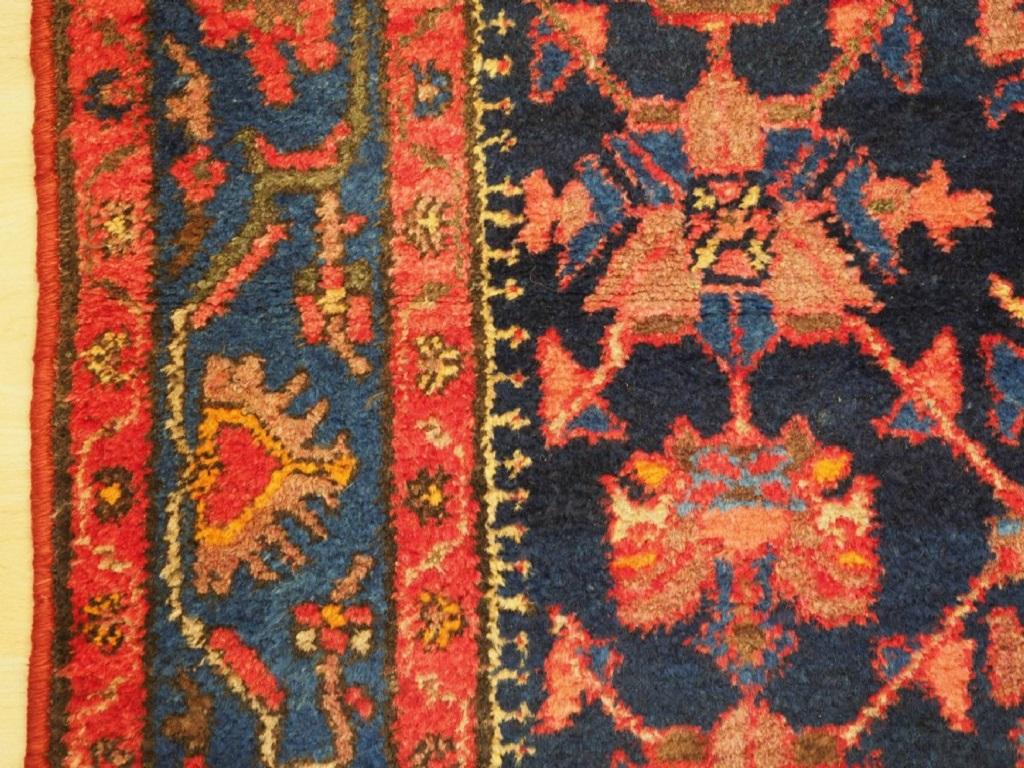 Unknown Antique Hamadan Region Borodjert Village Rug With Floral Design, Circa 1920 For Sale
