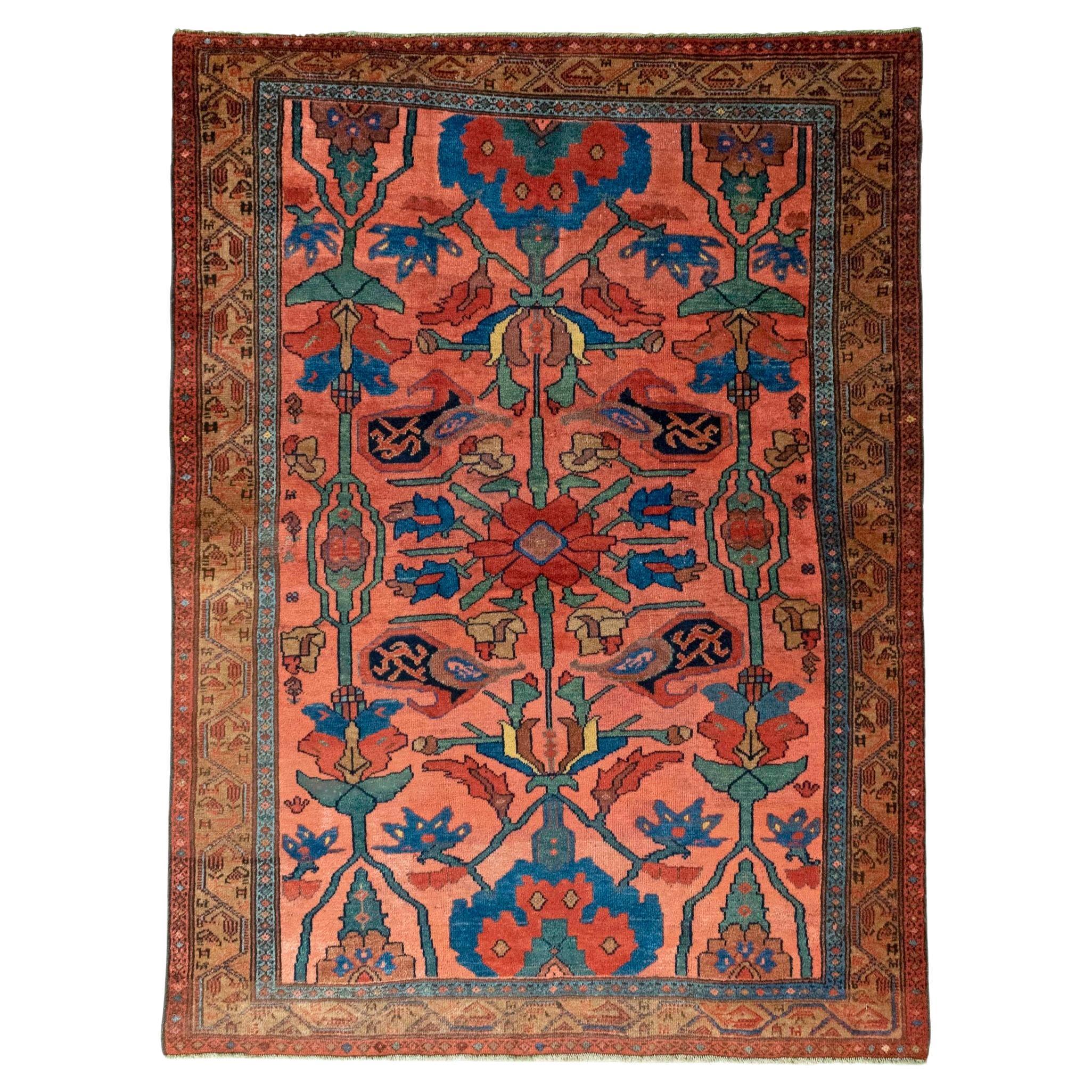 Tappeto antico Hamadan 1,74 m x 1,30 m