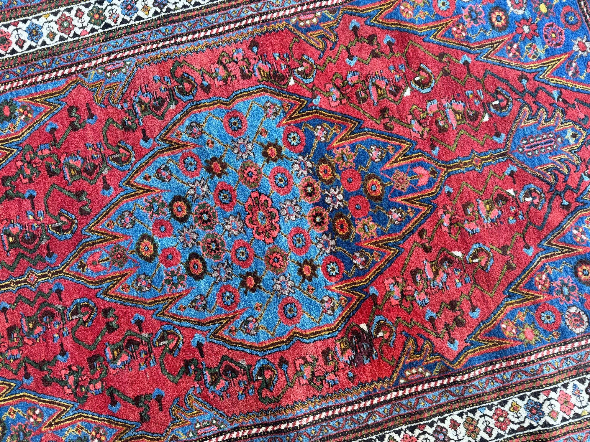 Antiker Hamadan-Teppich 1,96 m x 1,30 m im Angebot 6