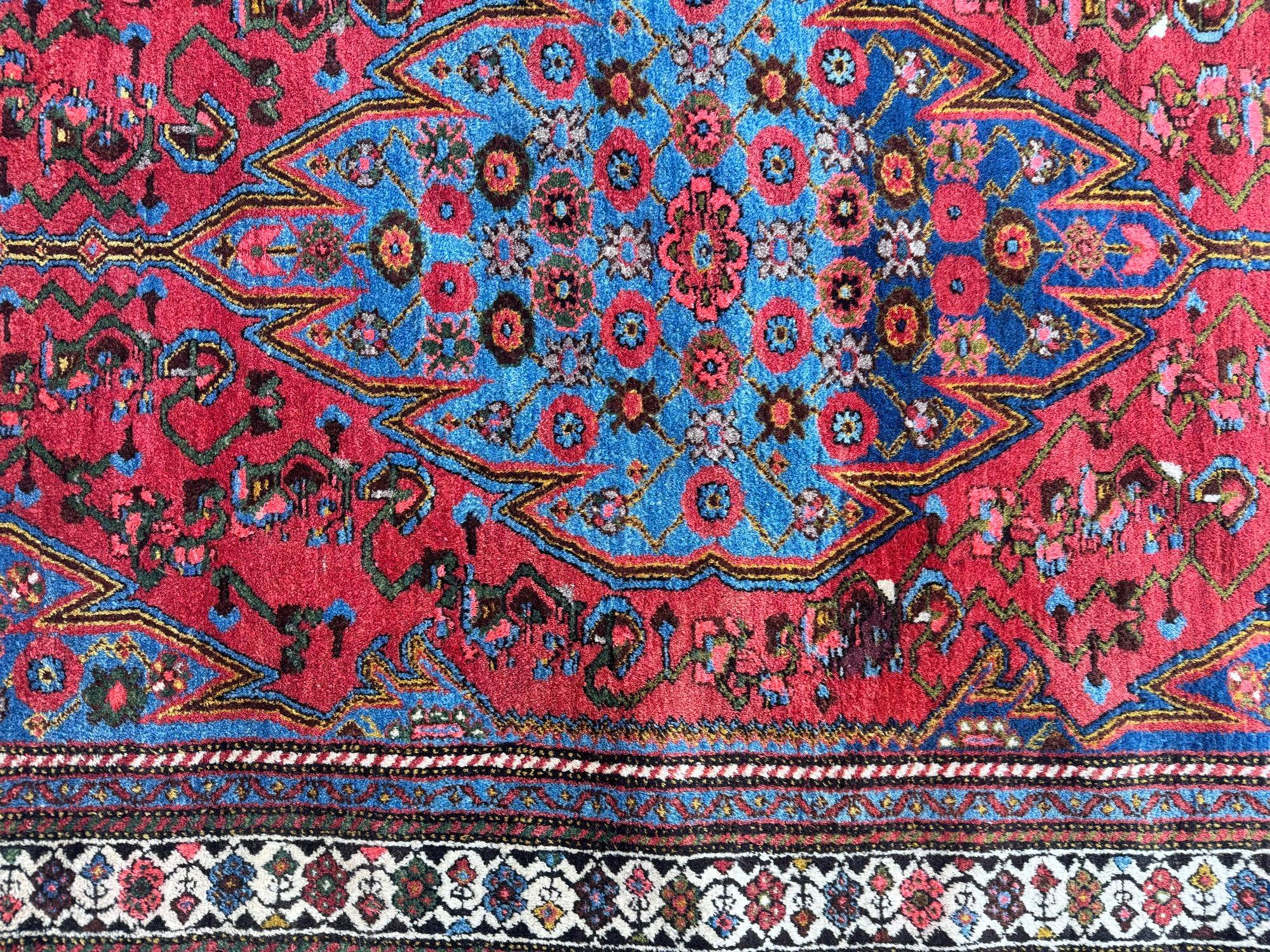 Antiker Hamadan-Teppich 1,96 m x 1,30 m im Angebot 8